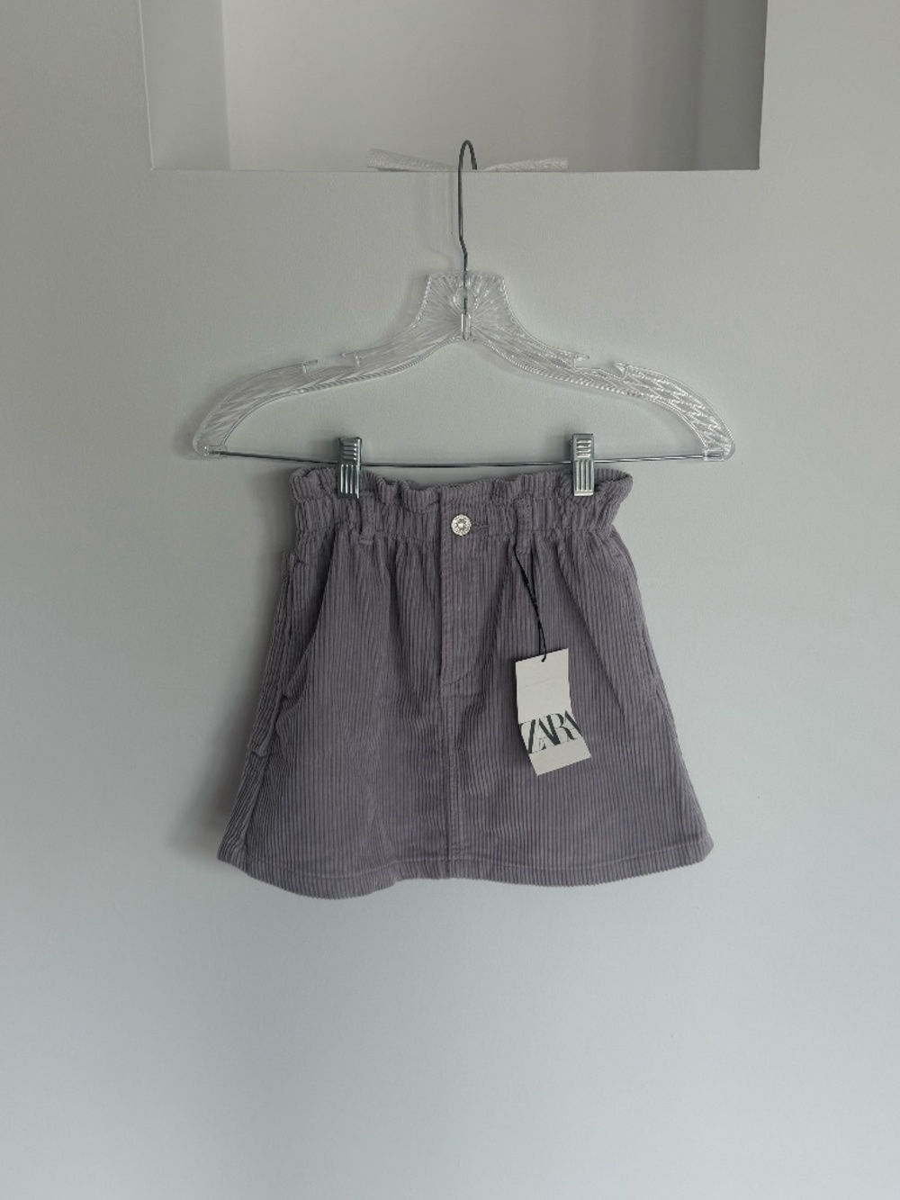 Zara Kids Girls Corduroy Skirt in Purple
